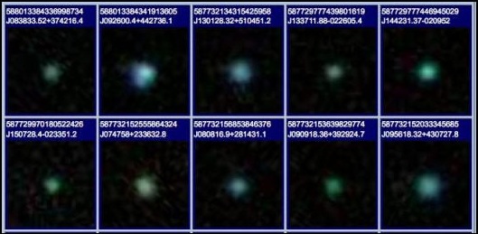 Green Pea galaxies discovered by the Galaxy Zoo citizen scientists